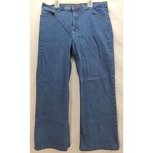 Vintage NYDJ womens Tummy Tuck Jeans Sz 16 High Rise Hemmed to 24"